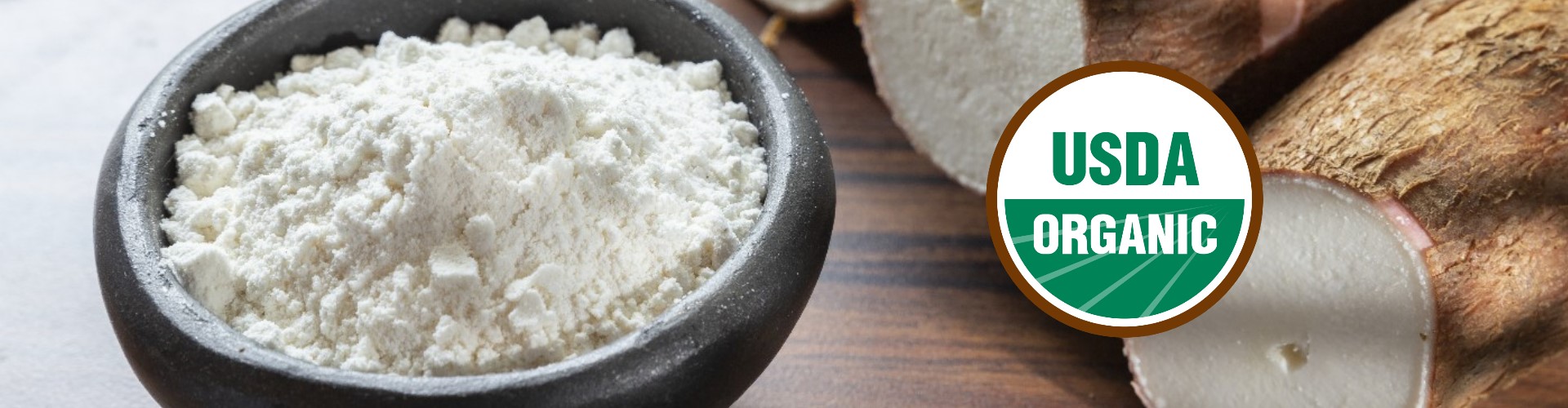 USDA Organic certified tapioca ingredients by Eco Agri Food